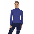 Femme Long Basayer Equestrian Top Navy Blue